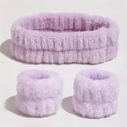 High Elastic Makeup Belt Facial Cleanser Bracelet Set for Skincare and Facial Mask Use