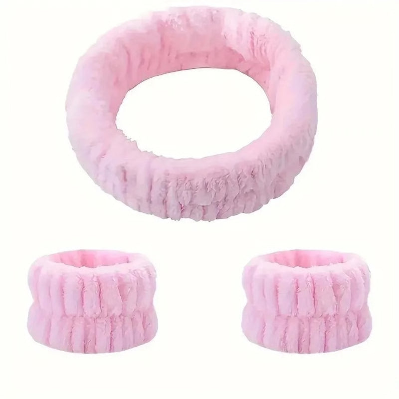 High Elastic Makeup Belt Facial Cleanser Bracelet Set for Skincare and Facial Mask Use