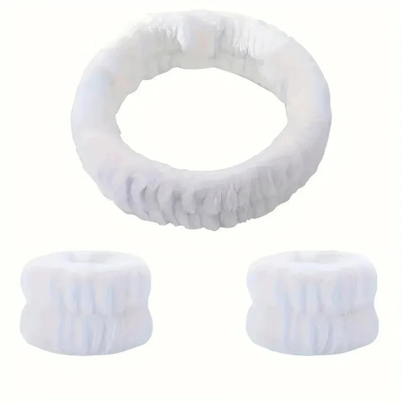 High Elastic Makeup Belt Facial Cleanser Bracelet Set for Skincare and Facial Mask Use