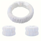 High Elastic Makeup Belt Facial Cleanser Bracelet Set for Skincare and Facial Mask Use