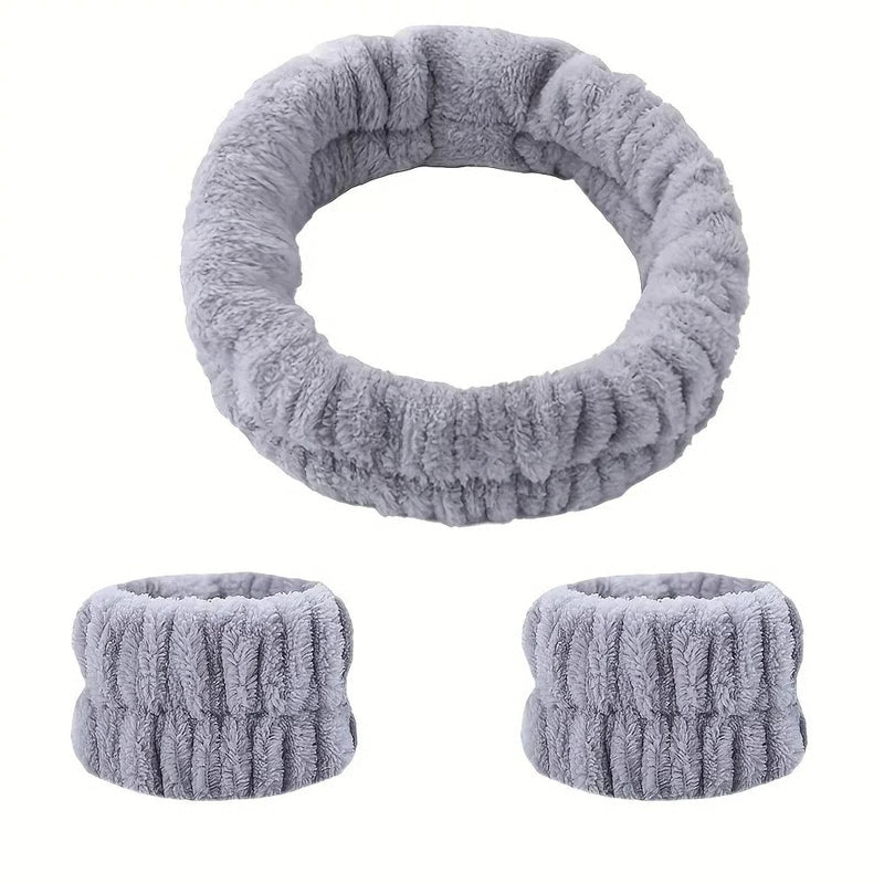 High Elastic Makeup Belt Facial Cleanser Bracelet Set for Skincare and Facial Mask Use