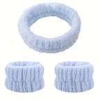 High Elastic Makeup Belt Facial Cleanser Bracelet Set for Skincare and Facial Mask Use