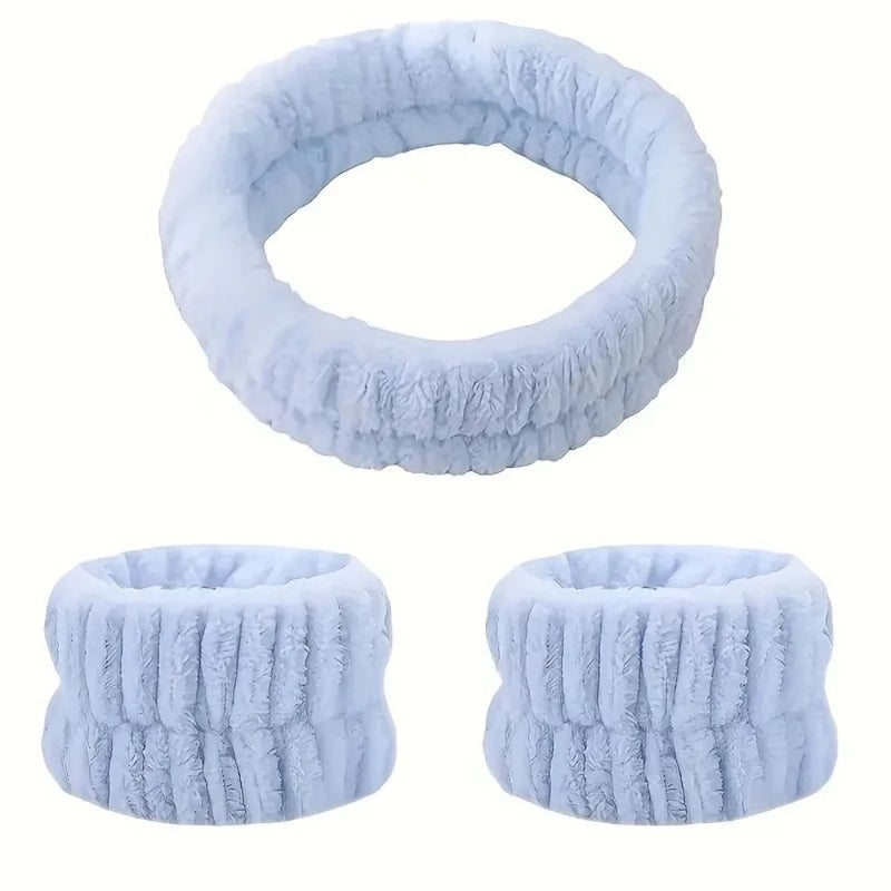 High Elastic Makeup Belt Facial Cleanser Bracelet Set for Skincare and Facial Mask Use
