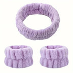 High Elastic Makeup Belt Facial Cleanser Bracelet Set for Skincare and Facial Mask Use