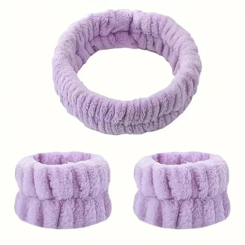High Elastic Makeup Belt Facial Cleanser Bracelet Set for Skincare and Facial Mask Use