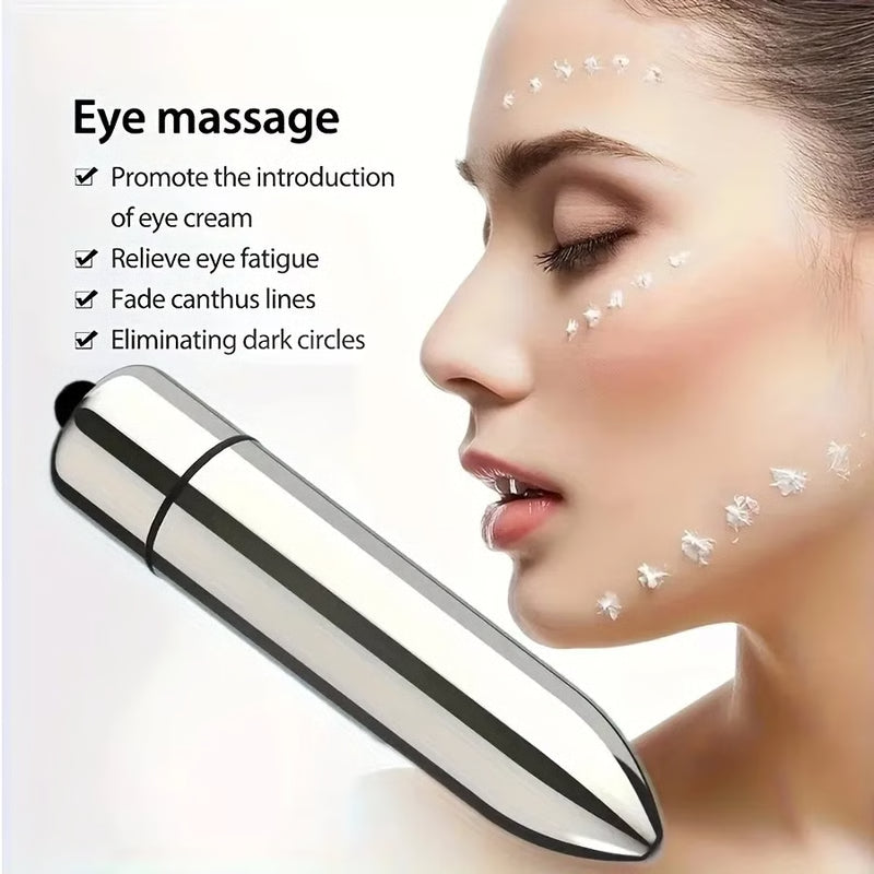 Portable Facial and Eye Massager for Serum Absorption and Travel