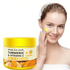 Turmeric & Vitamin C Anti-Aging Moisturizing Cream – Collagen + Hyaluronic Acid Skin Care