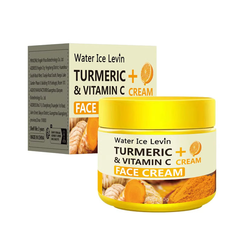 Turmeric & Vitamin C Anti-Aging Moisturizing Cream – Collagen + Hyaluronic Acid Skin Care