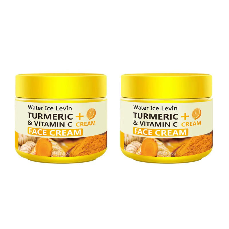 Turmeric & Vitamin C Anti-Aging Moisturizing Cream – Collagen + Hyaluronic Acid Skin Care