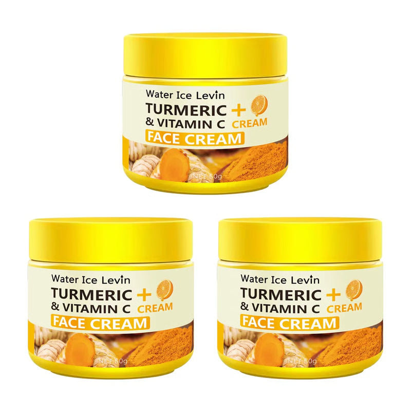 Turmeric & Vitamin C Anti-Aging Moisturizing Cream – Collagen + Hyaluronic Acid Skin Care