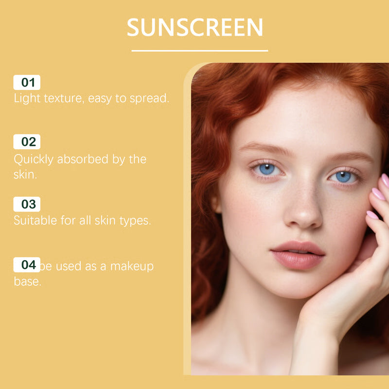 Lightweight Sunscreen Lotion for Oily Skin Fast Absorbing UV Protection