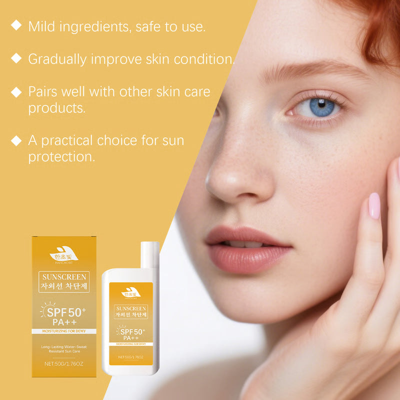 Lightweight Sunscreen Lotion for Oily Skin Fast Absorbing UV Protection