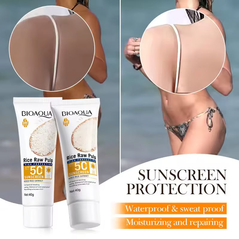 High Protection SPF Facial & Body Sunscreen Lightweight Non Greasy UV Shield