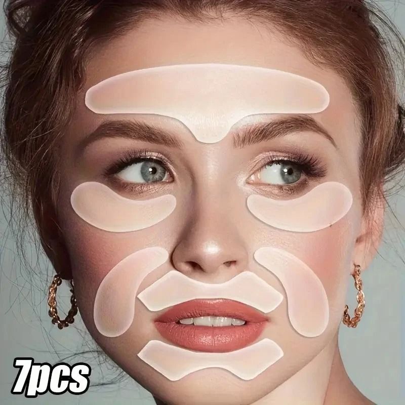 Reusable Silicone Face Mask Patches Set for Facial Skincare