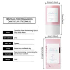 Centella Clay Mask Stick – Hydrating Pore Minimizer & Brightening Skincare
